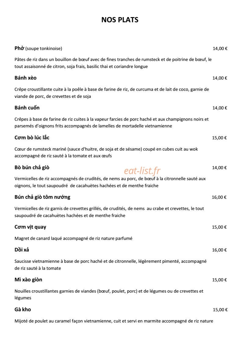Etoile d'Asie — carte page 2
