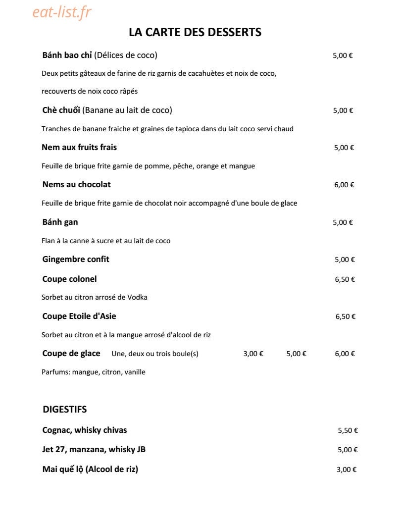 Etoile d'Asie — carte page 4