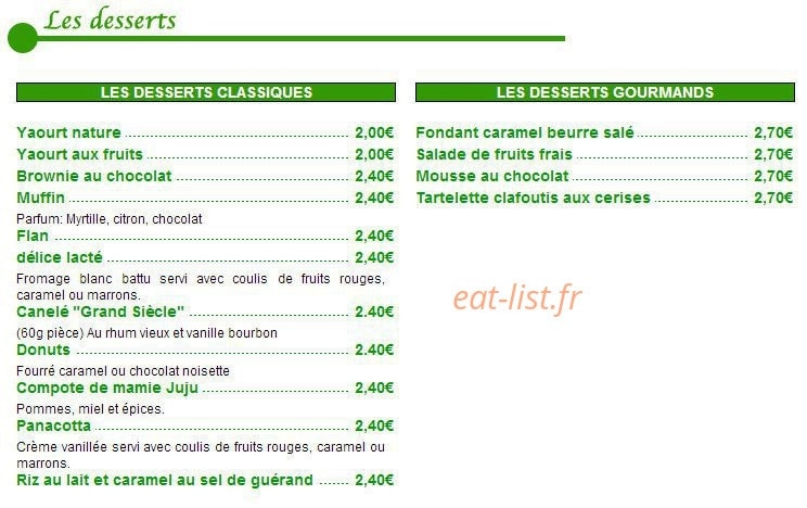 Faim gourmet Sandwich Club — carte page 6