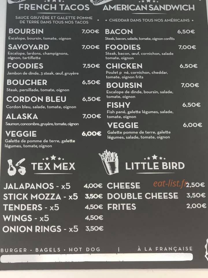 Foodies — carte page 2