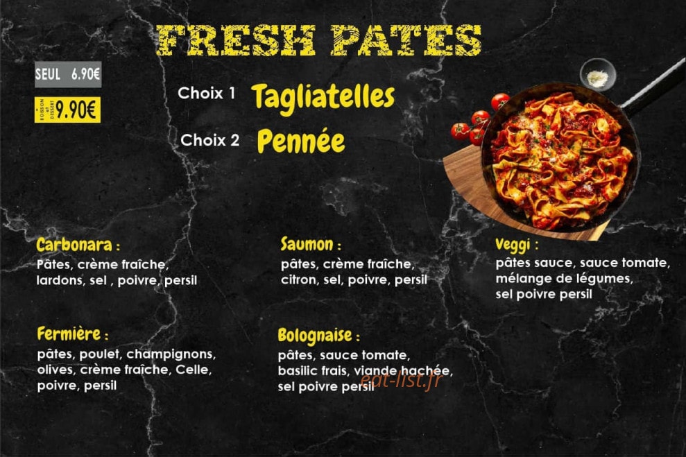 Fresh eat — carte page 2