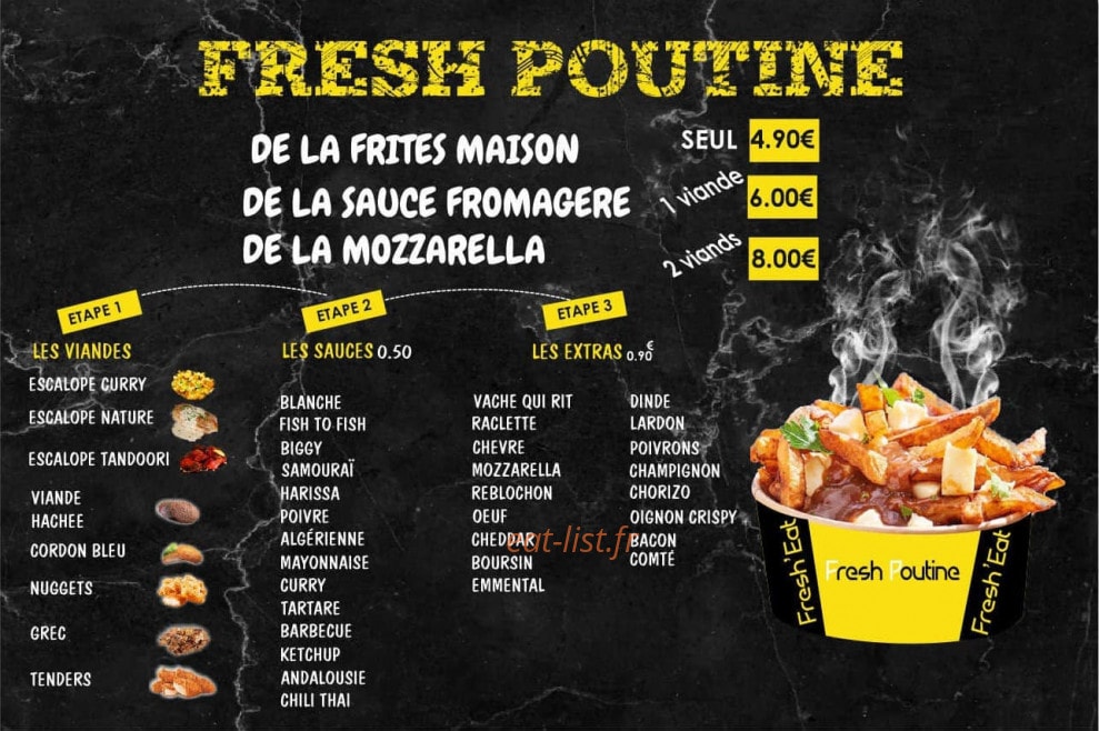 Fresh eat — carte page 4