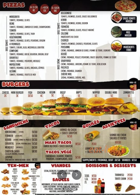 Gryphe Food — carte page 2