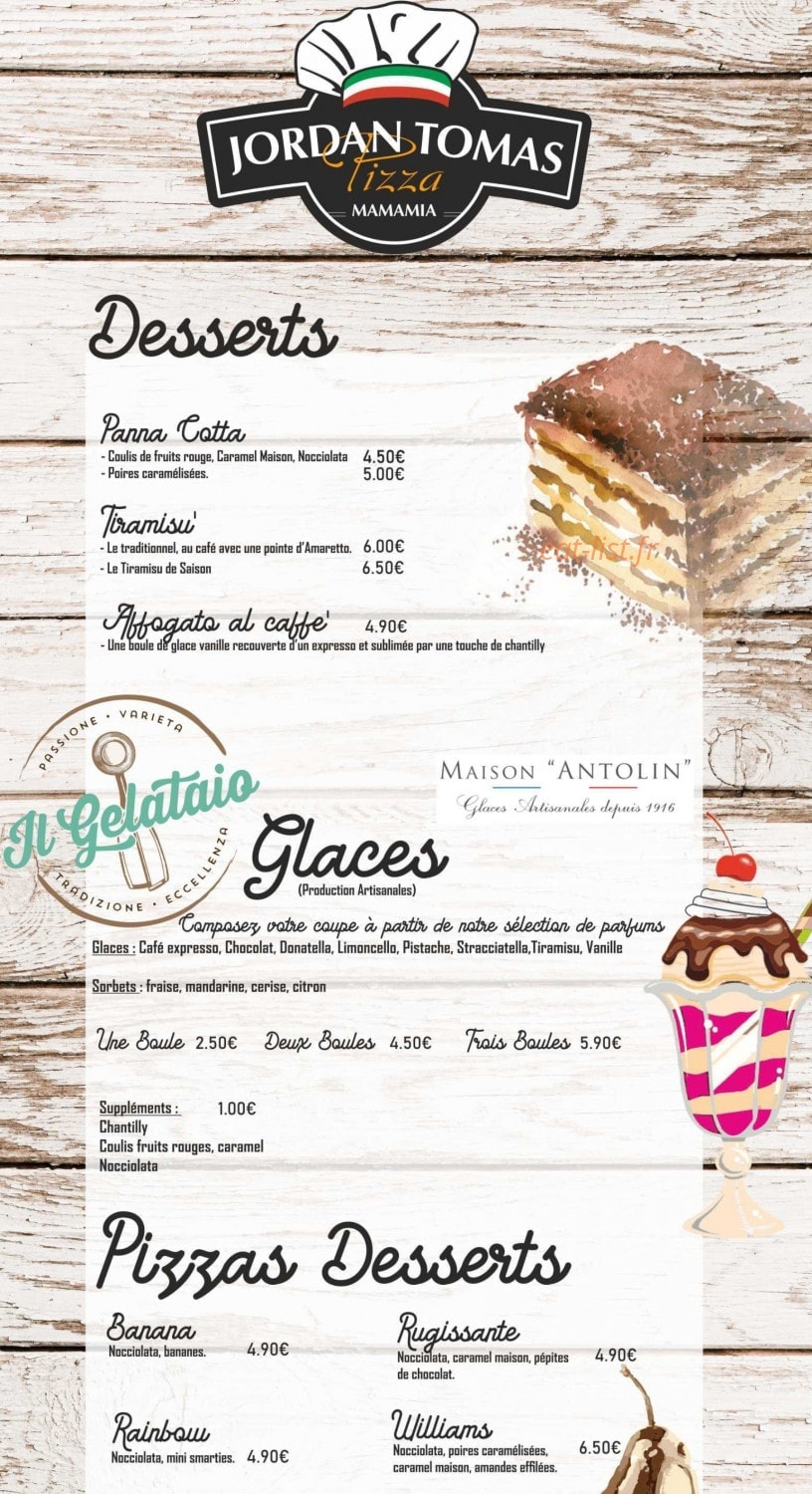 Jordan Tomas - Pizza Mamamia — carte page 6