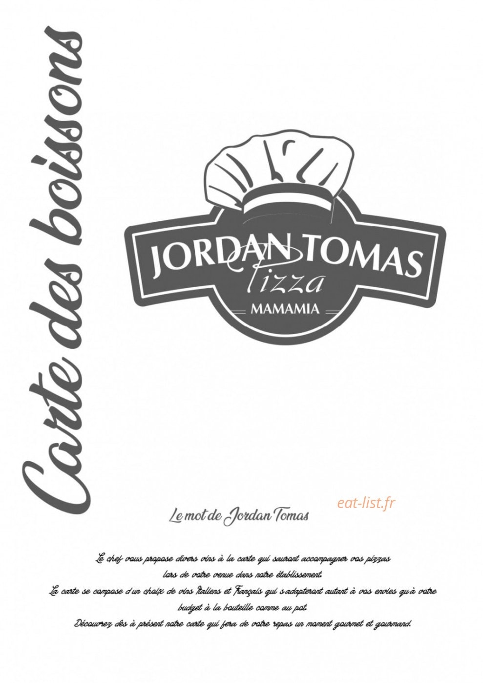 Jordan Tomas - Pizza Mamamia — carte page 7