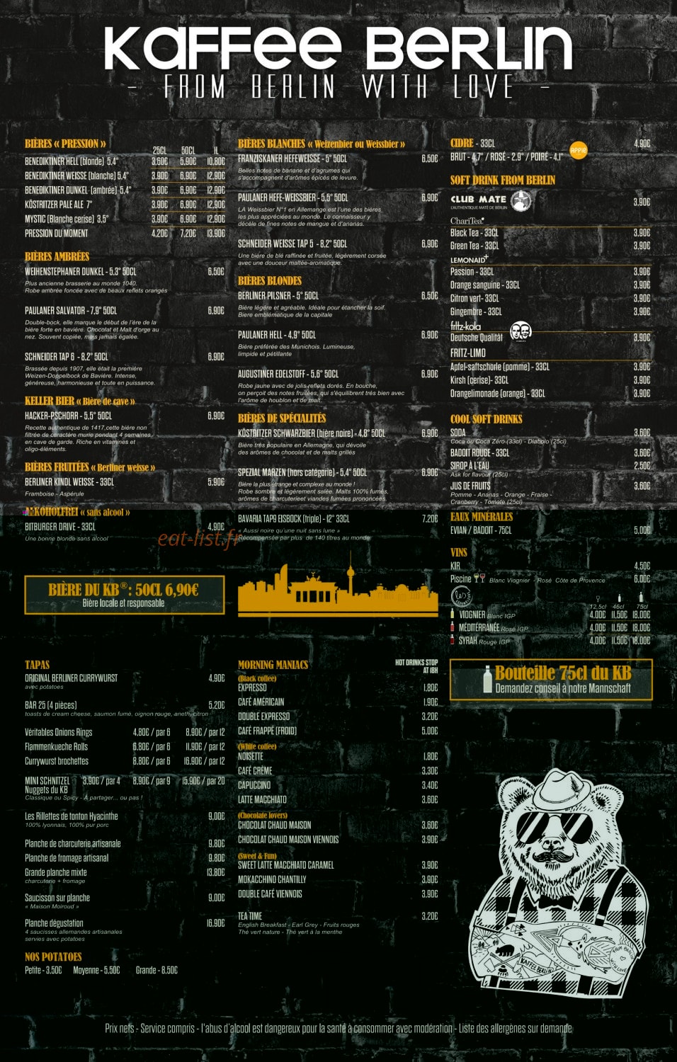 Kaffee Berlin — carte page 2