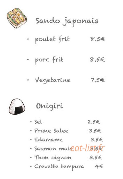 Kaki Bistrot — carte page 4