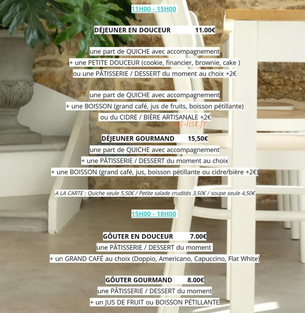Kaova Café — carte page 6