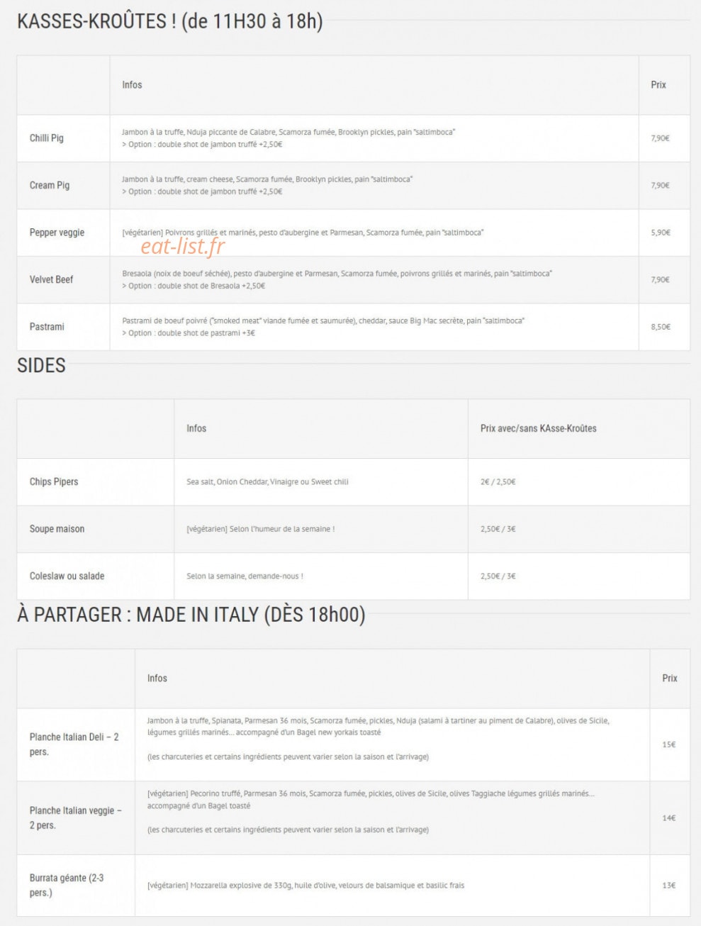 Kargo Kulte — carte page 11