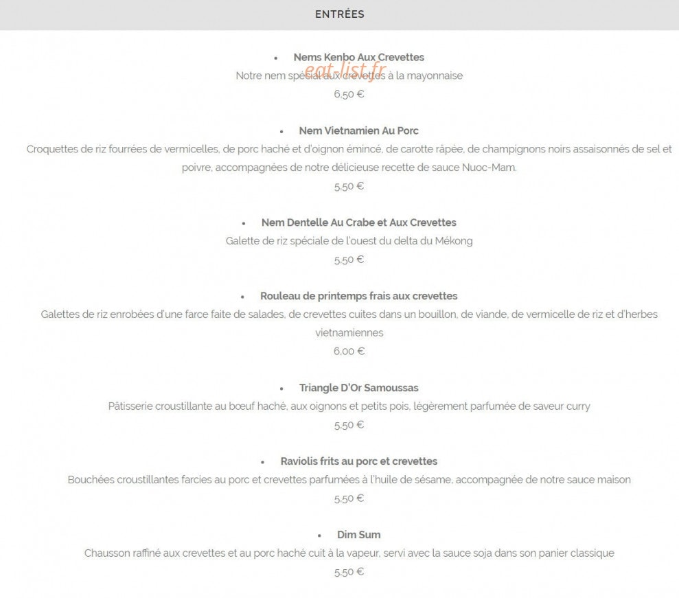 Kenbo — carte page 2