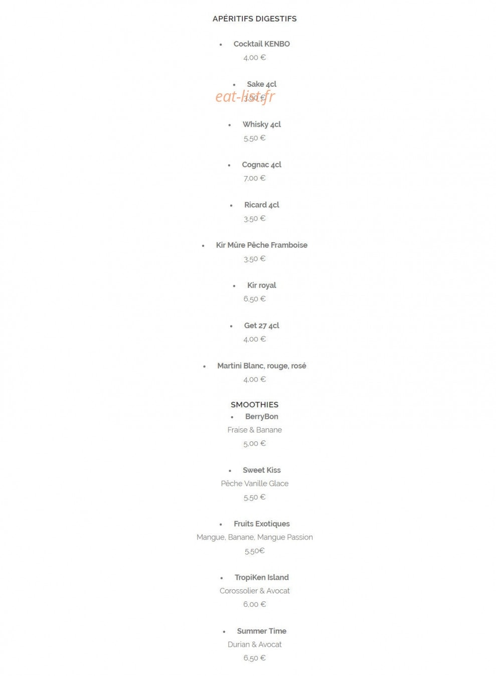 Kenbo — carte page 11