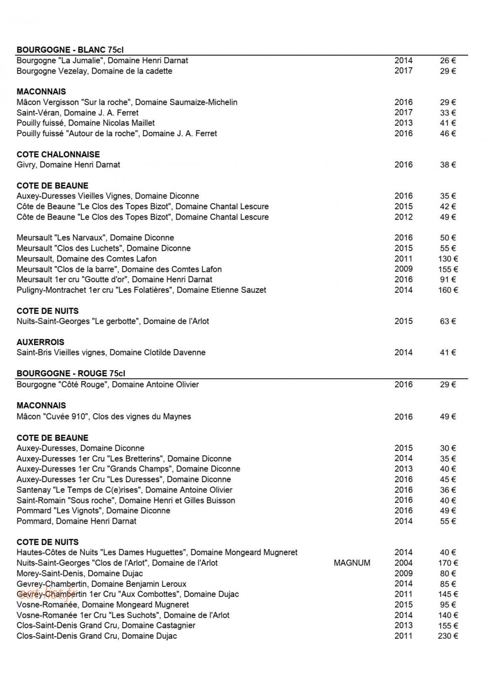 L'Ecume — carte page 4
