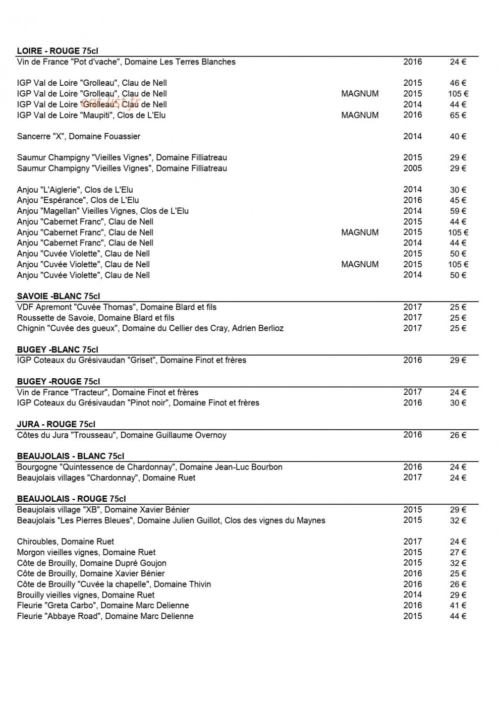 L'Ecume — carte page 3