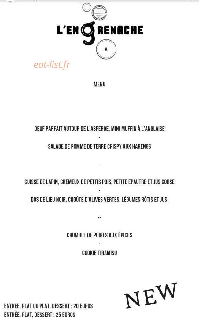 L’Engrenache — carte page 1