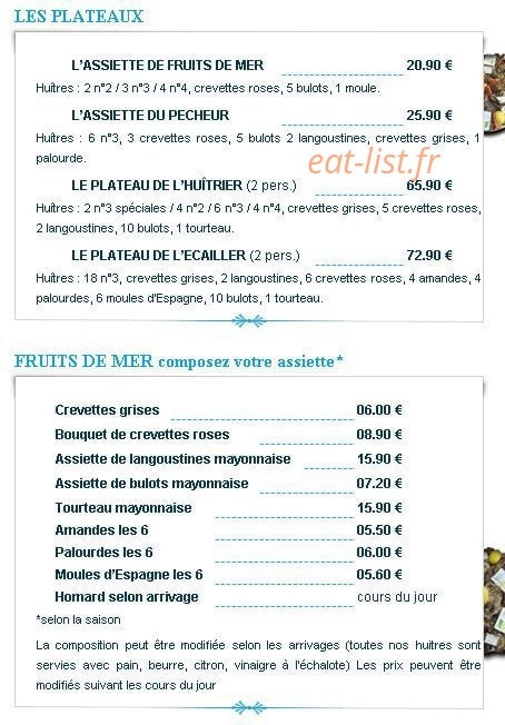 L'Huitrier — carte page 3