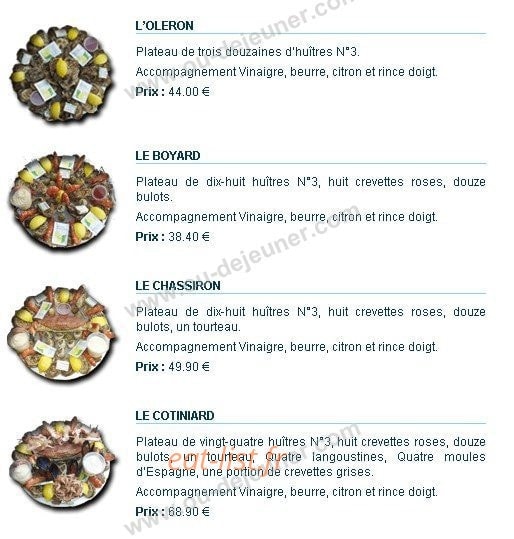 L'Huitrier — carte page 2