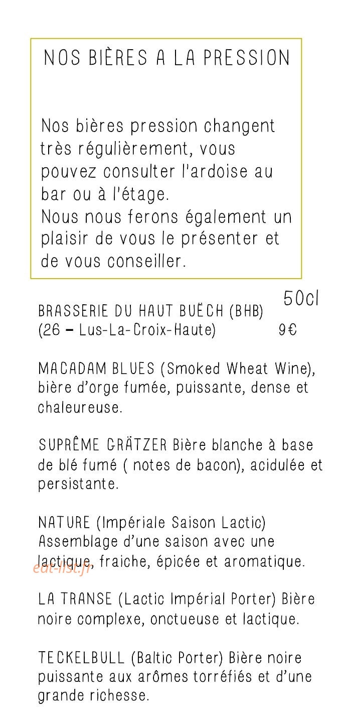 La Tête dans le Local — carte page 5