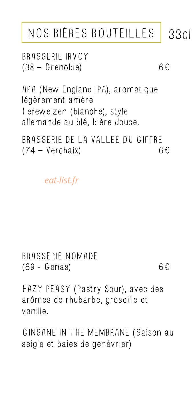 La Tête dans le Local — carte page 4