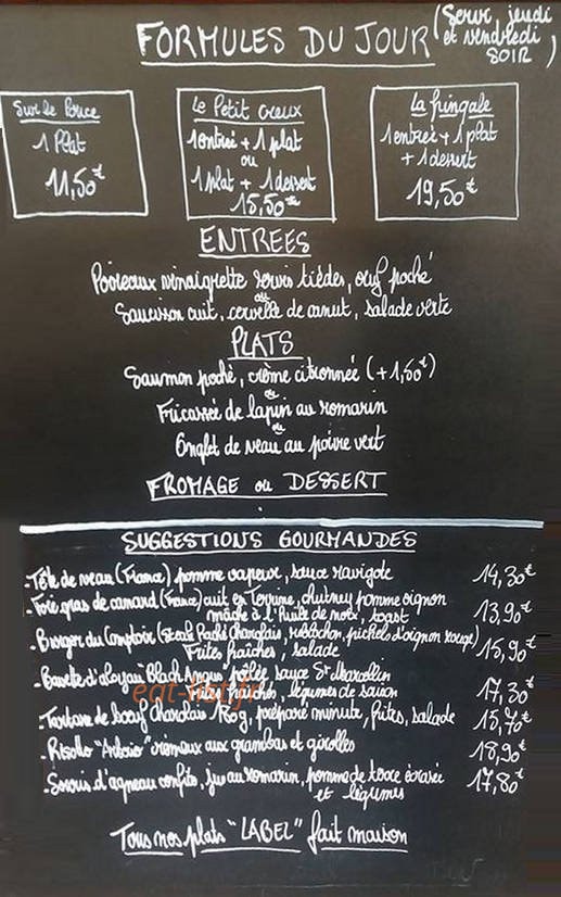Le comptoir jayet — carte page 1