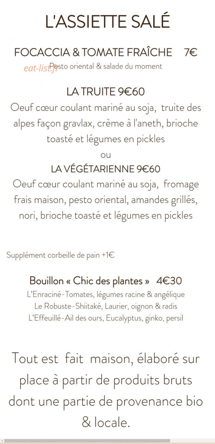 Le kitchen café — carte page 3