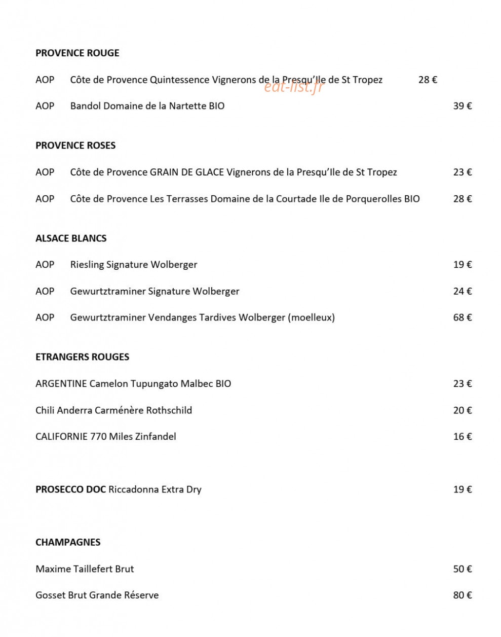 Le Marlow — carte page 5
