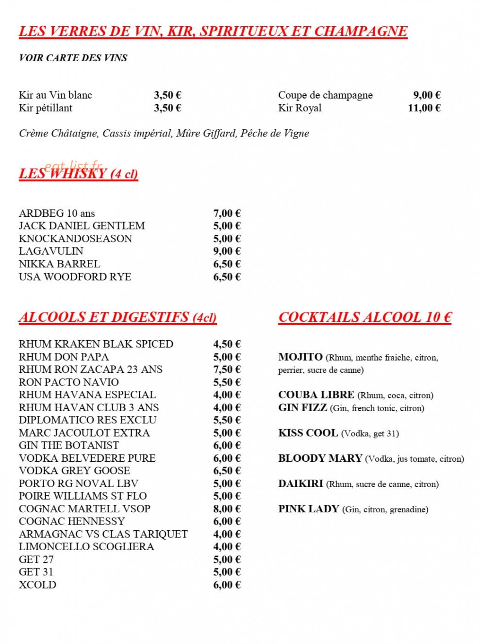 Le Marlow — carte page 8