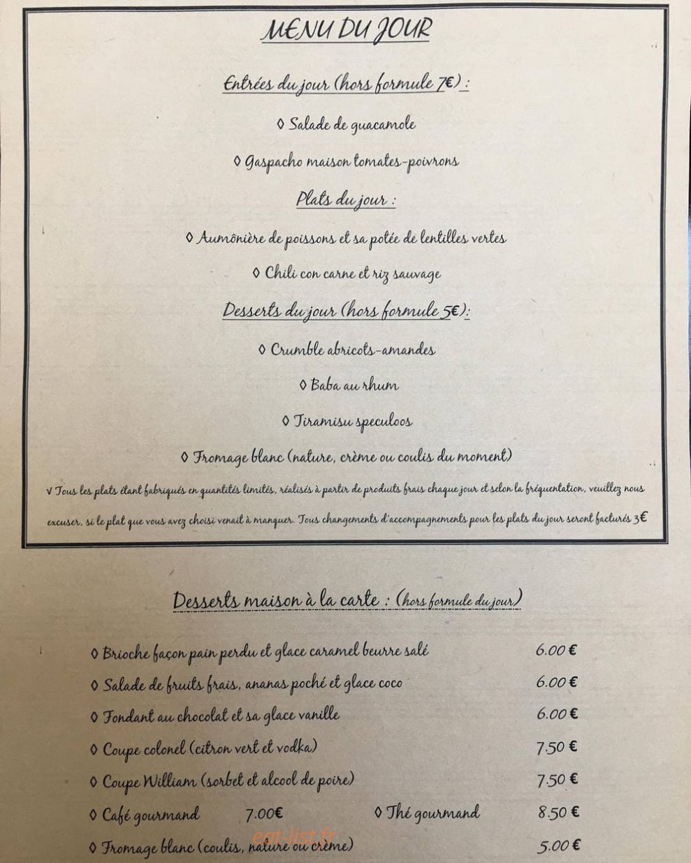 Le Pika — carte page 2