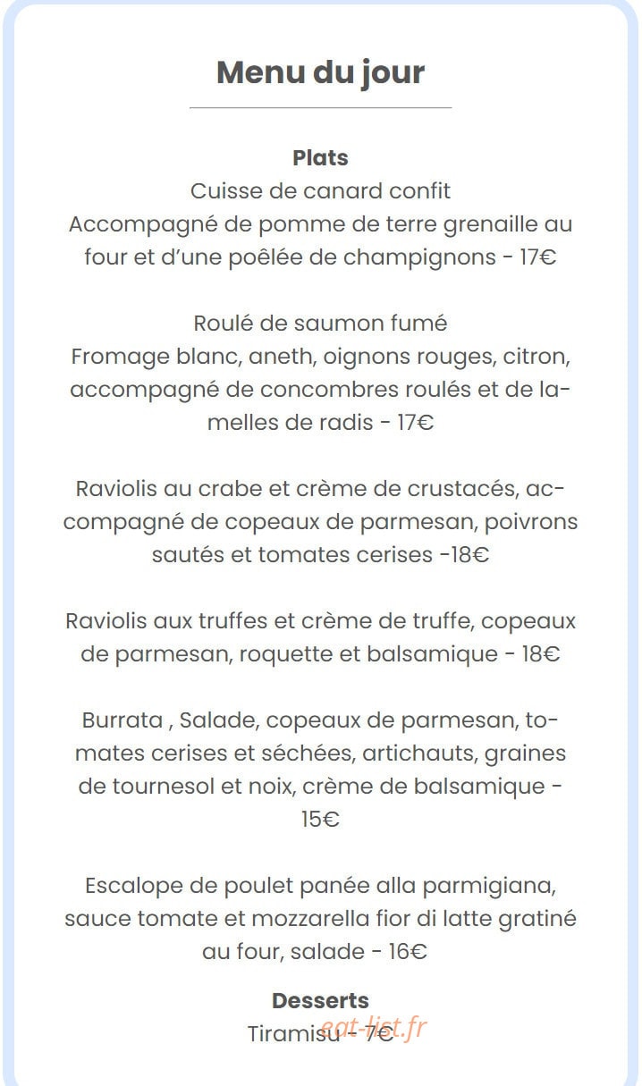 Maison Béguin — carte page 13