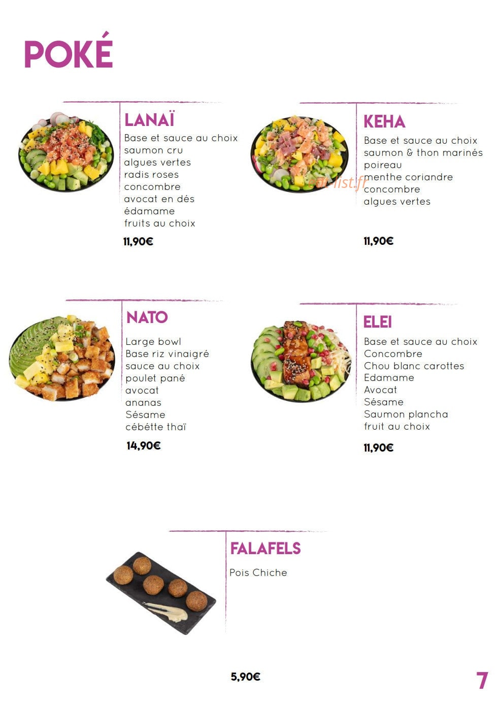 Mika Sushi — carte page 7