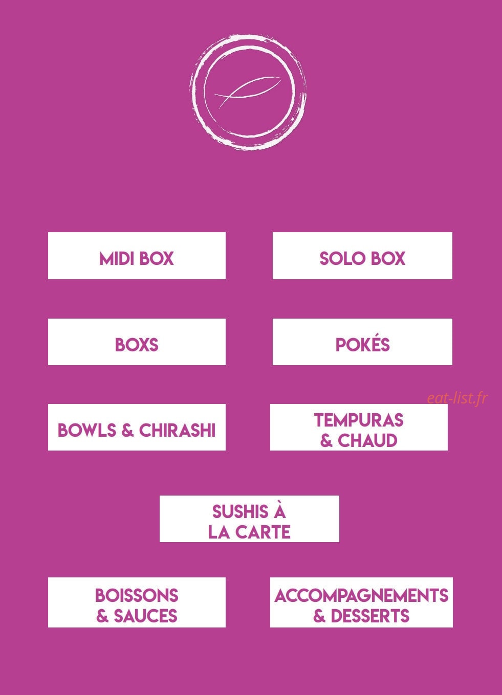 Mika Sushi — carte page 2