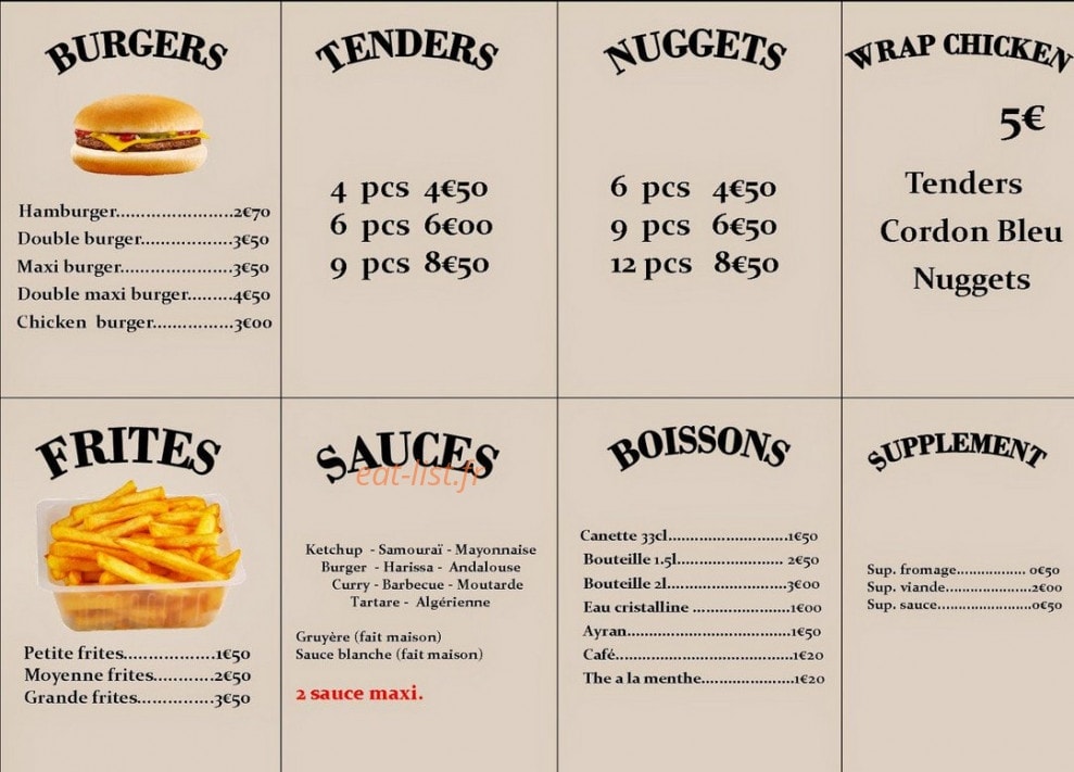 Mister kebab — carte page 2
