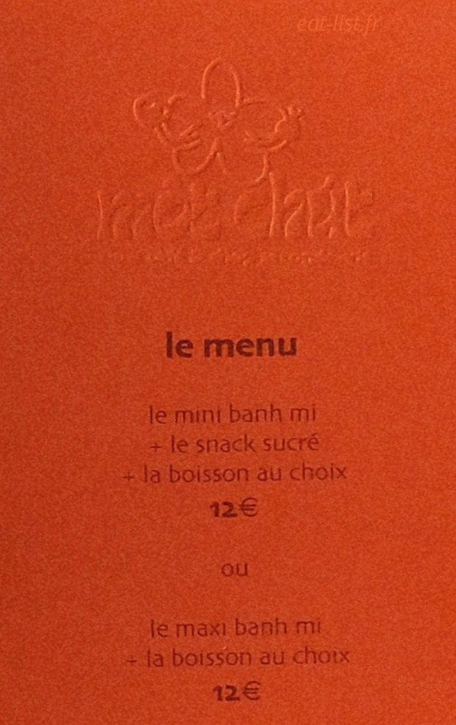 Môt Chút — carte page 1