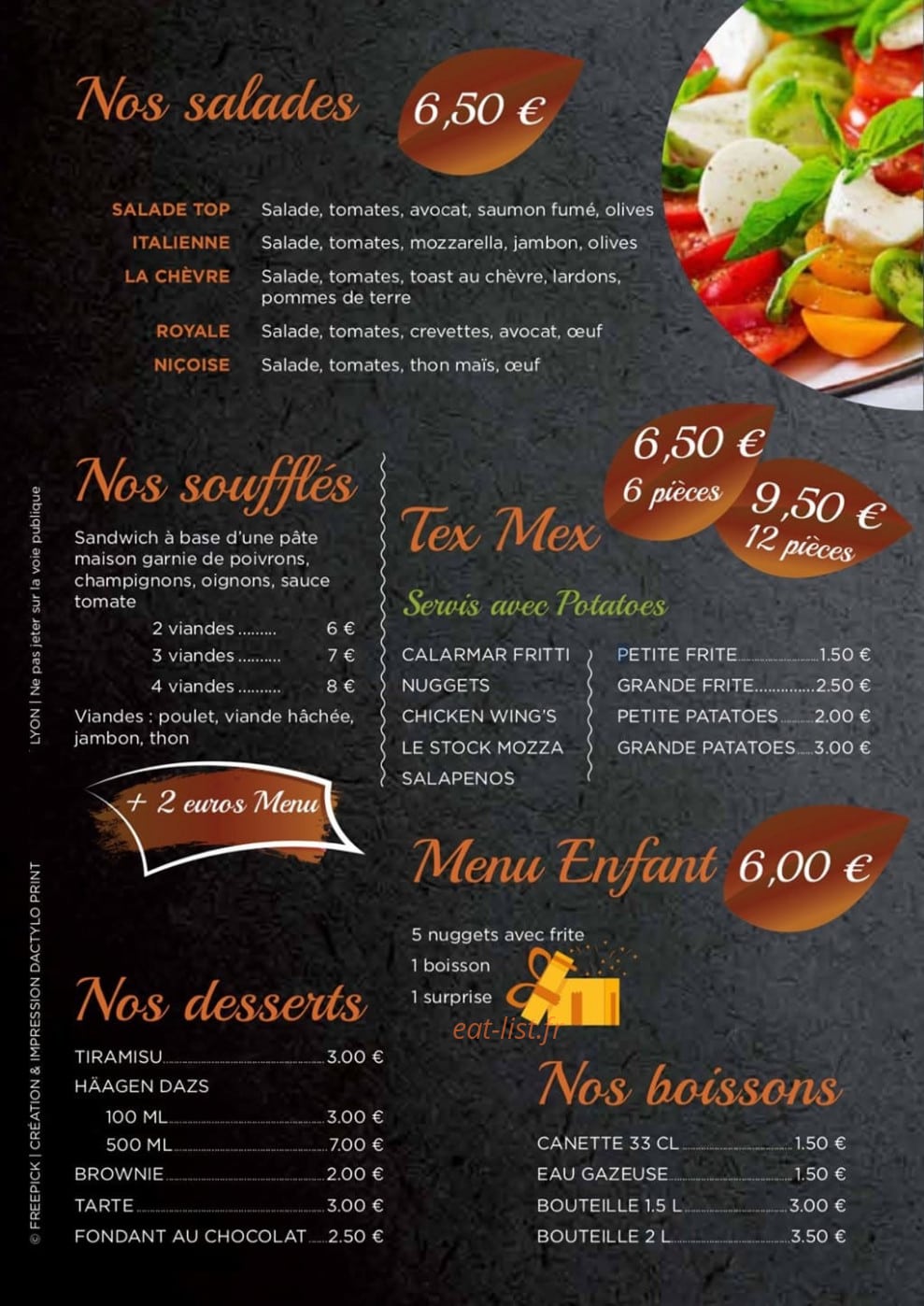 PalaPizza — carte page 4