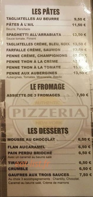 Pat's Caffe — carte page 3