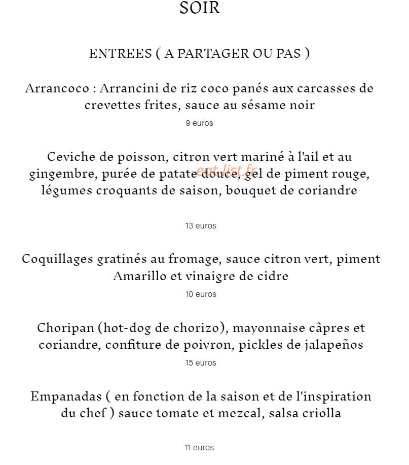 picaflores — carte page 2