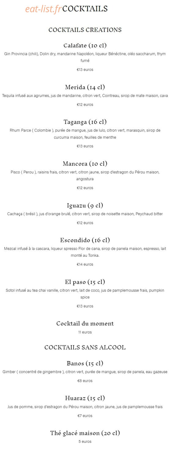 picaflores — carte page 4