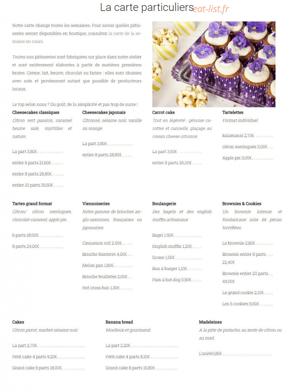 Piece of Cake — carte page 1