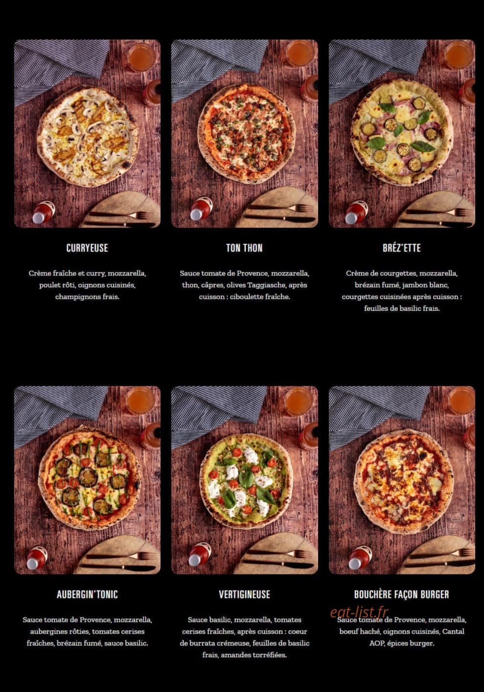 Pizza Cosy — carte page 2