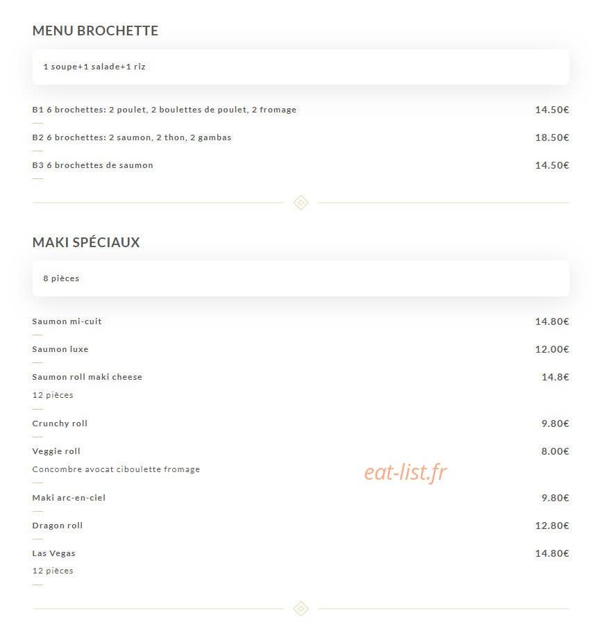 Ramen Masa — carte page 3