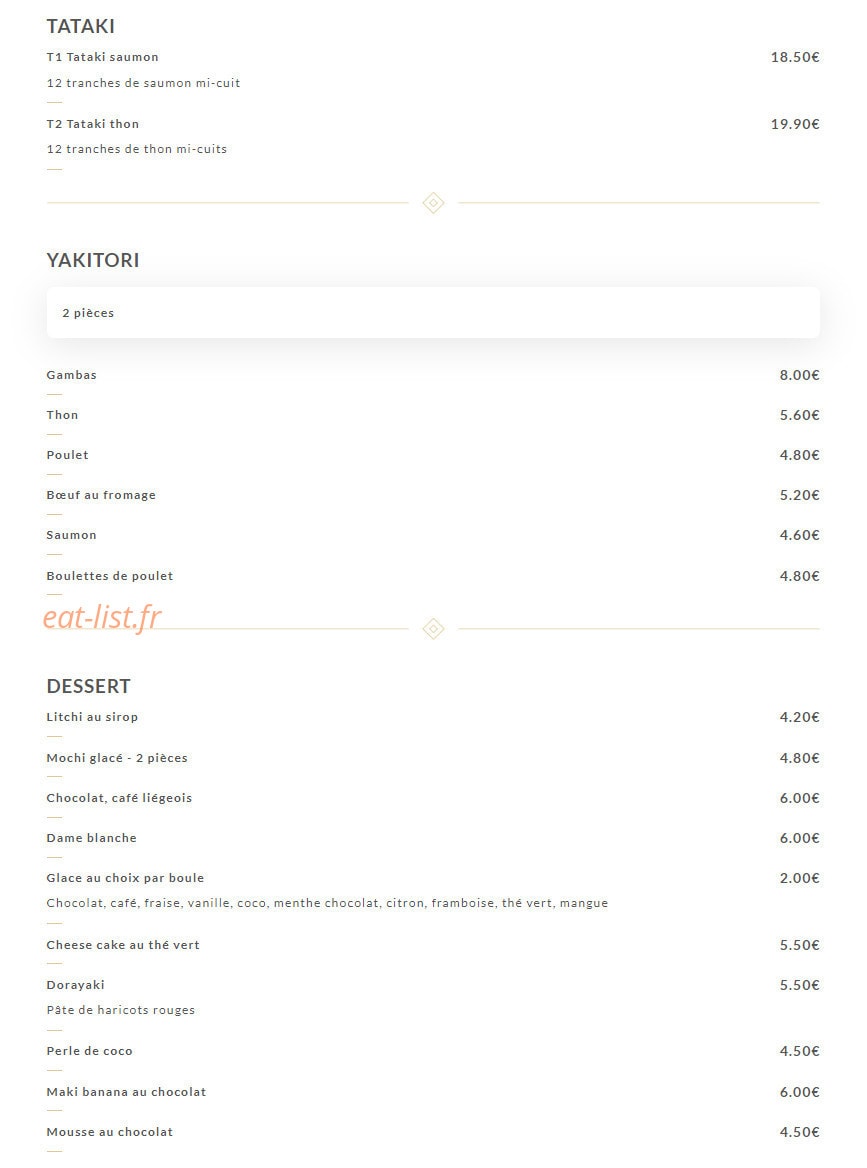 Ramen Masa — carte page 8
