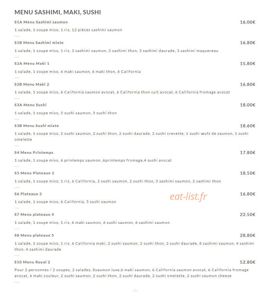 Ramen Masa — carte page 5