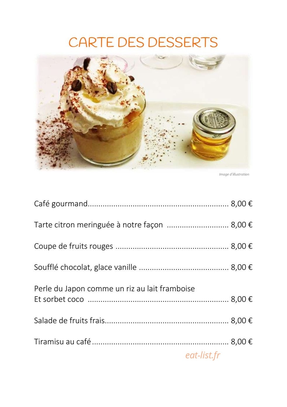 Restaurant Côté Berthelot — carte page 7