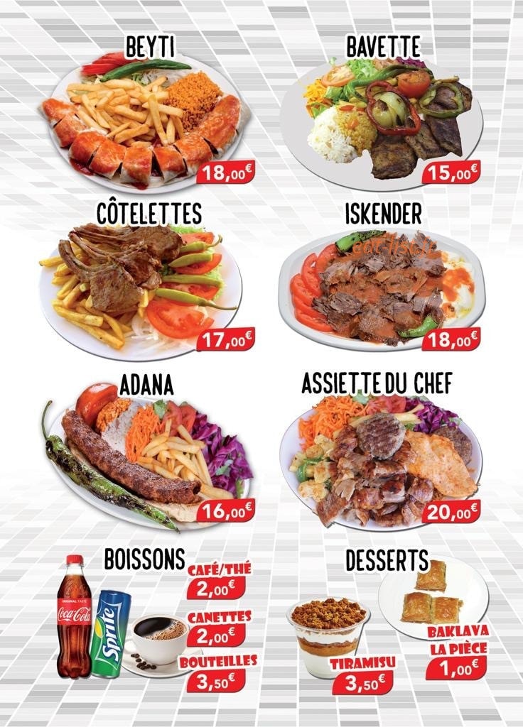 Restaurant Istanbul 7 — carte page 3