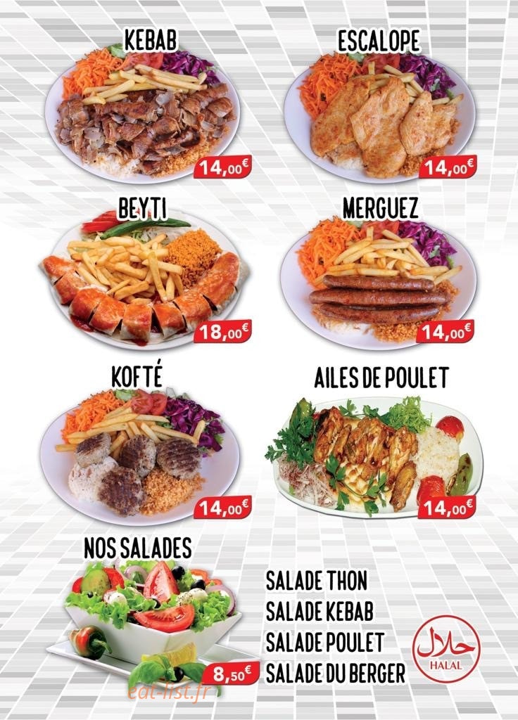 Restaurant Istanbul 7 — carte page 1