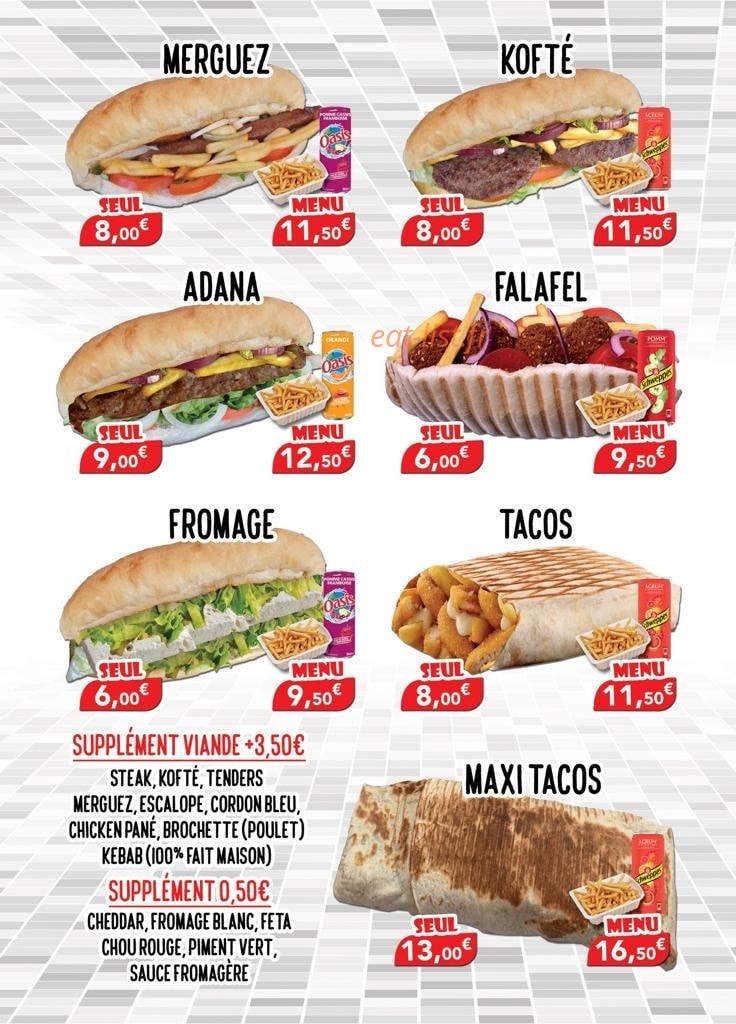 Restaurant Istanbul 7 — carte page 2