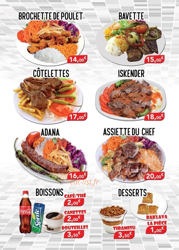 Restaurant Istanbul 7 — carte page 7