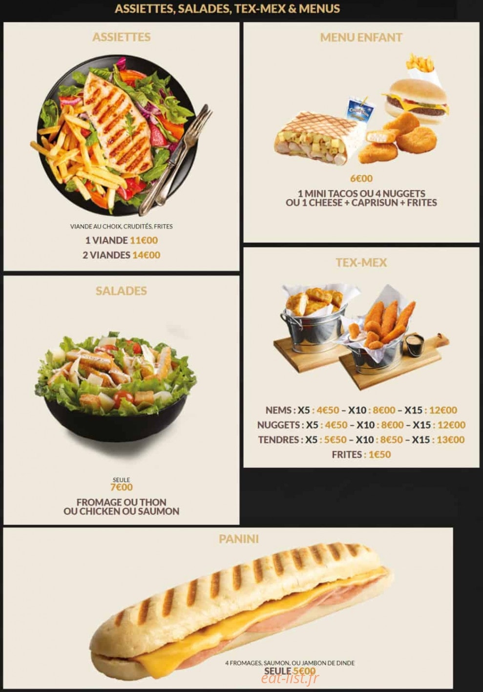 Royal Burger — carte page 6