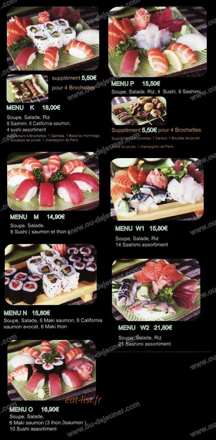 Sushi And Sushi A Lyon 7 Menu Et Photo