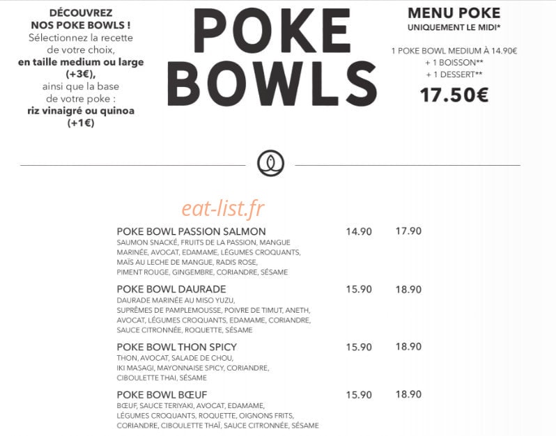 Sushi Shop — carte page 32