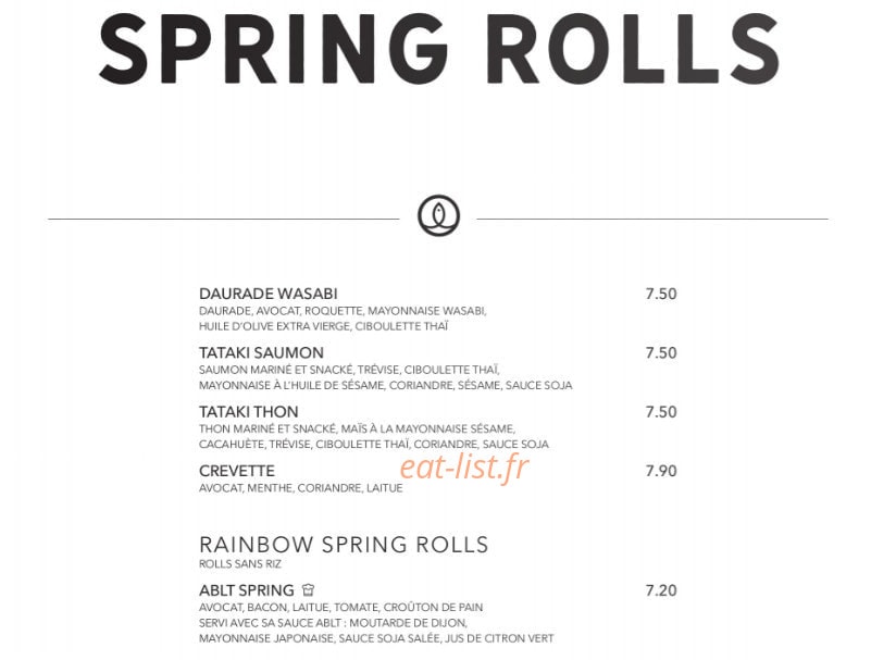 Sushi Shop — carte page 24